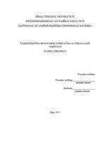 Referāts 'Uzņēmējdarbības ekonomiskās priekšrocības un trūkumi mazā uzņēmumā', 1.