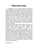 Eseja 'Naturālisms', 1.