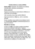 Konspekts 'Auksīna ietekme uz sakņu attīstību', 1.