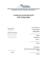 Prakses atskaite 'Prakse SEB AB Rīgas filiālē', 1.