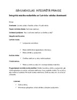 Prakses atskaite 'Sākumskolas prakse', 1.