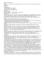 Konspekts 'What Affect the Substrate Has on the Rate of Reaction with the Enzyme in Potato?', 1.