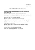 Konspekts 'Figurative expressions found in a text about artificial intelligence', 1.