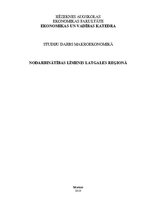Referāts 'Nodarbinātības līmenis Latgales reģionā', 1.