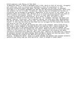 Eseja 'A Schizophrenic Life Theory of John Nash- A Beautiful Mind', 1.