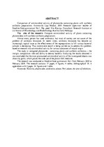 Referāts 'Fitoncīdus saturošu augu antimikrobiālās aktivitātes salīdzinājums ar sintētiska', 3.