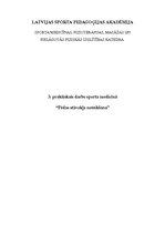 Konspekts 'Pēdas izmeklēšana', 1.