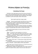 Konspekts 'Vilciena biļetes uz Franciju', 2.