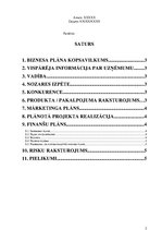 Paraugs 'Biznesa plāns uzņēmumam laika posmam', 2.