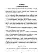 Referāts 'A Three Day Trip to London ', 4.