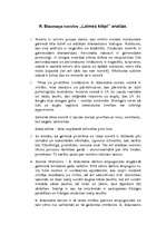 Eseja 'R.Blaumaņa darba "Laimes klēpī" analīze', 1.
