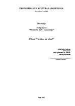 Eseja 'Recenzija filmai “Tiesības uz laimi”', 1.