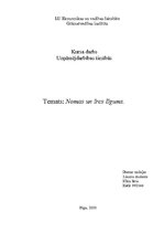 Referāts 'Nomas un īres līgums', 1.