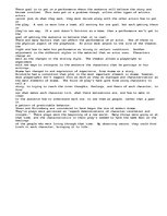 Eseja 'Method Acting', 2.