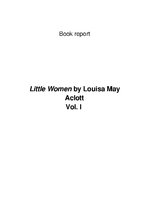 Konspekts 'Book Report "Little Women"', 1.