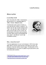 Konspekts 'Book Report "Little Women"', 2.