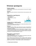 Paraugs 'Virsmas spraigums', 1.