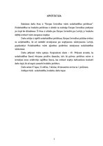 Diplomdarbs 'Eiropas Savienības nodarbinātības problēmas un to risinājumi', 2.