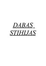 Referāts 'Dabas stihijas', 1.