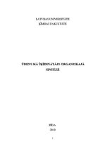 Referāts 'Ūdens kā šķīdinātājs organiskajā sintēzē', 1.