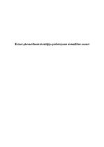 Referāts 'Krīzes pārvarēšanas stratēģiju pielietojums viesmīlības nozarē', 1.