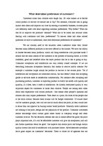 Eseja 'What Determines Preferences of Customers?', 1.