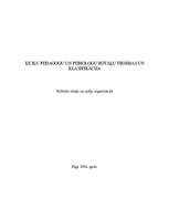 Referāts 'Izcilu pedagogu un psihologu rotaļu teorijas un klasifikācija.', 1.