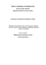 Konspekts 'Mārketinga komunikāciju veidi, to pie lietojamība. Reklāma, tās būtība, mērķi, u', 1.