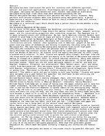 Eseja 'Controversial - the Prohibition of Marijuana', 1.