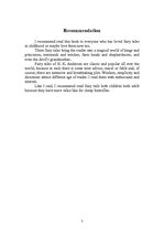 Referāts 'Report on Andersen Fairy Tales', 7.