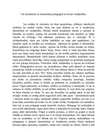 Eseja 'Vai humānisms un demokrātija pedagoģijā noved pie visatļautības', 1.