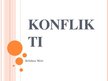 Prezentācija 'Konflikti', 1.