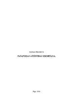 Referāts 'Pašapziņas attīstības sekmēšana', 1.