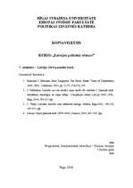 Konspekts 'Latvija Otrajā pasaules karā', 1.