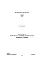 Paraugs 'Metālu plastiskā deformācija un rekristalizācijas, tehnoloģiskās pārbaudes', 1.