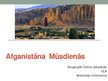 Prezentācija 'Afganistāna', 1.
