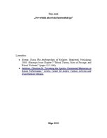 Eseja 'Mūzika pārejas rituālos un procesos', 1.