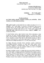 Konspekts 'Prasība tiesai', 1.