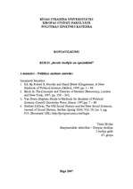 Konspekts 'Politikas zinātnes metodes', 1.