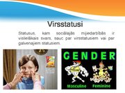 Prezentācija 'Personības sociālie statusi un lomas', 5.