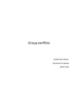 Referāts 'Group Conflicts', 1.