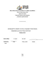 Diplomdarbs 'Hiperaktīvo bērnu sociālo prasmju veidošana pirmsskolas izglītības iestādē', 1.