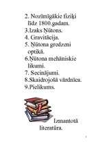 Referāts 'Īzaks Ņūtons', 5.