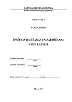 Referāts 'Īpašuma iegūšanas un zaudēšanas veidi Latvijā', 1.