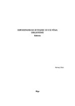 Referāts 'Hipodinamijas ietekme uz cilvēka organismu', 1.
