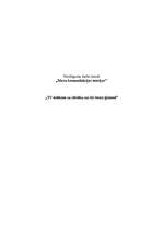 Eseja 'TV ietekme uz cilvēku un tās loma ģimenē', 1.