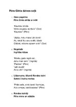 Konspekts 'Pēra Ginta dzīves ceļš', 1.