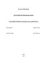 Referāts 'Automobiļa iekšdedzes dzinēja jaudas palielināšana', 1.