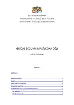 Referāts 'Grīdas segumi: masīvkoka dēļi', 1.