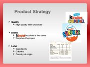 Referāts 'Kinder Chocolate Marketing Strategy Analysis', 20.